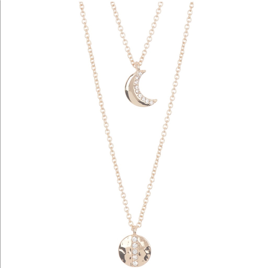JCrew Gold Night Layering Necklace 8$